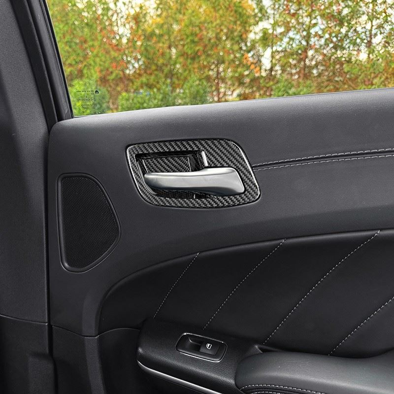Carbon Fiber Door Handle Surround for Dodge factory